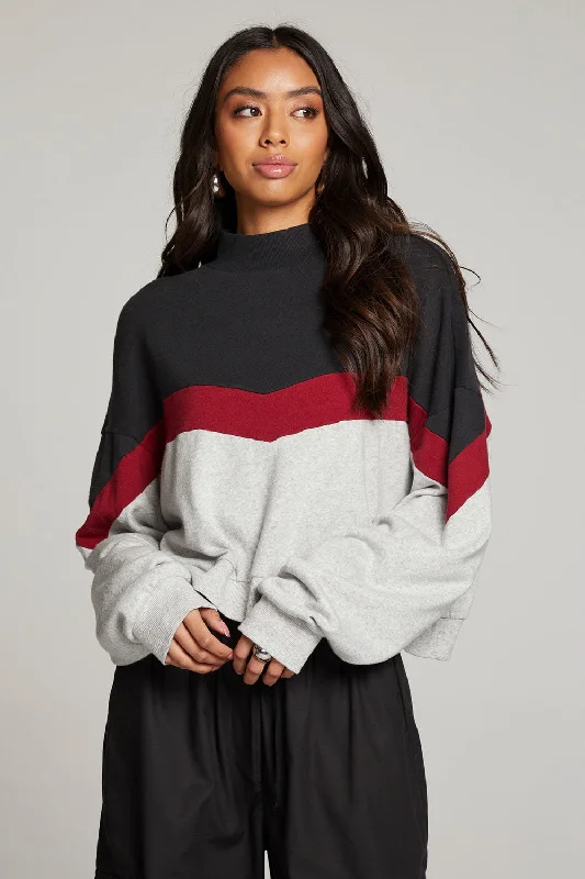 Liz Fire Color Block Pullover