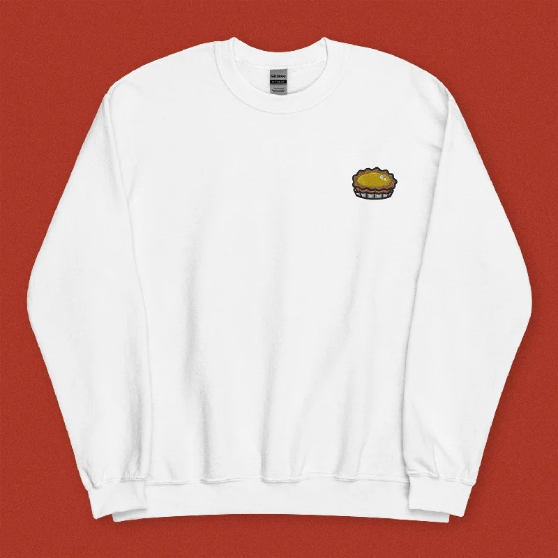 Egg Tart Embroidered Sweatshirt