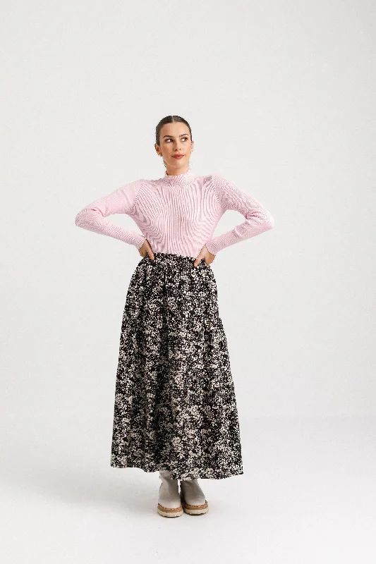 Karla Skirt - Sale - Dark Ditsy