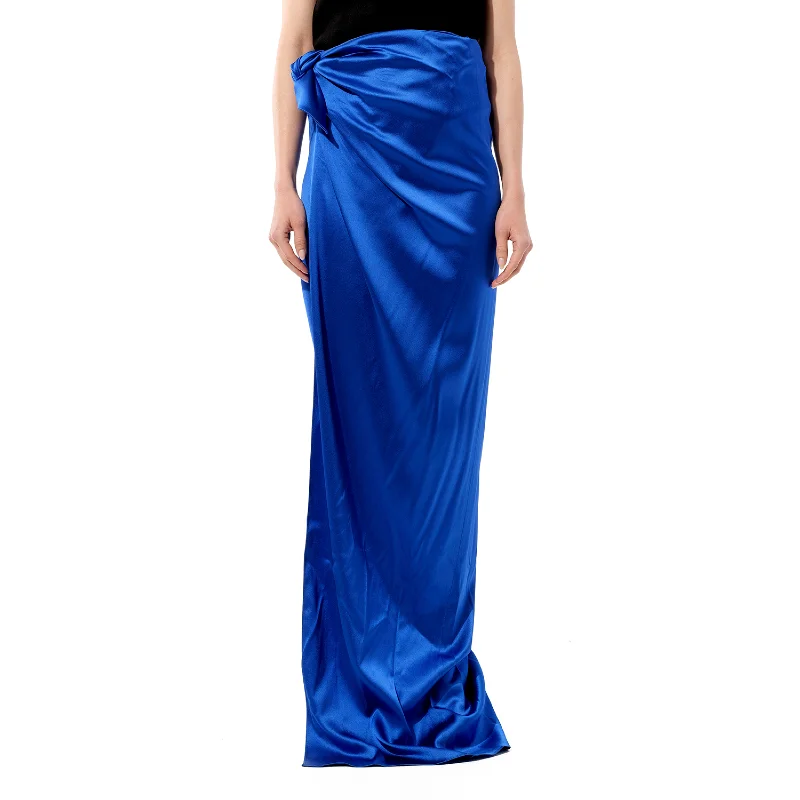 Wrap Skirt in Blue