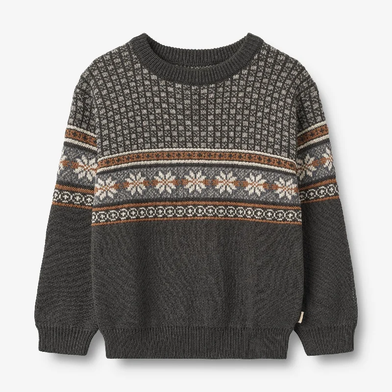 Knit Pullover Julius - raven