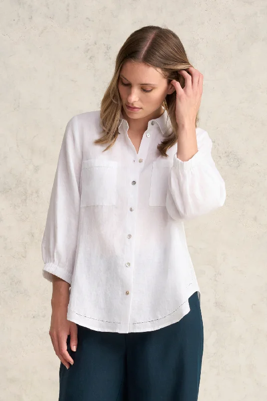 Essential Linen Shirt - White