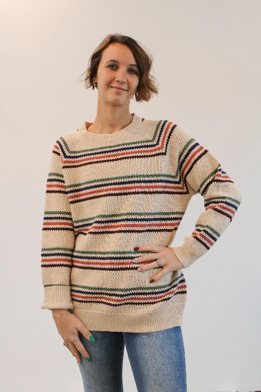 LILY STRIPED KNIT SWEATER