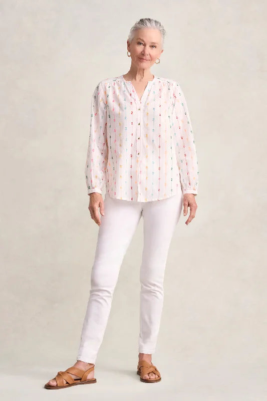 Clip Jacquard Cotton Shirt