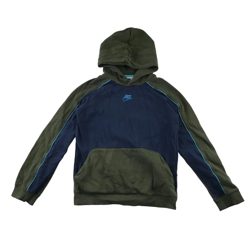 Nike hoodie 11-13 years navy and khaki pullover sweater