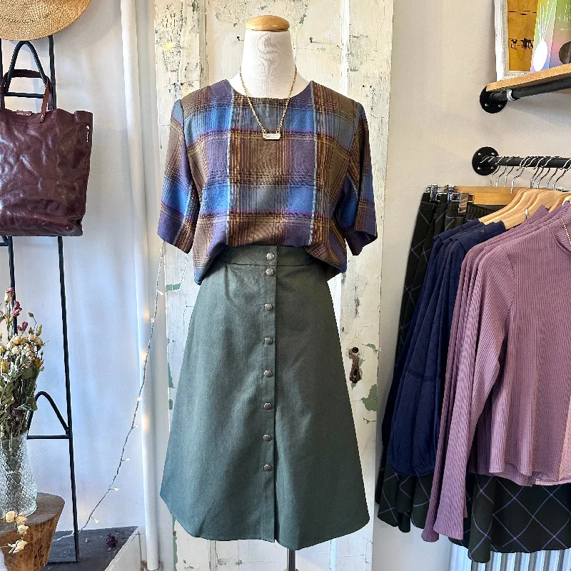 Melow // Janette Skirt Cypress