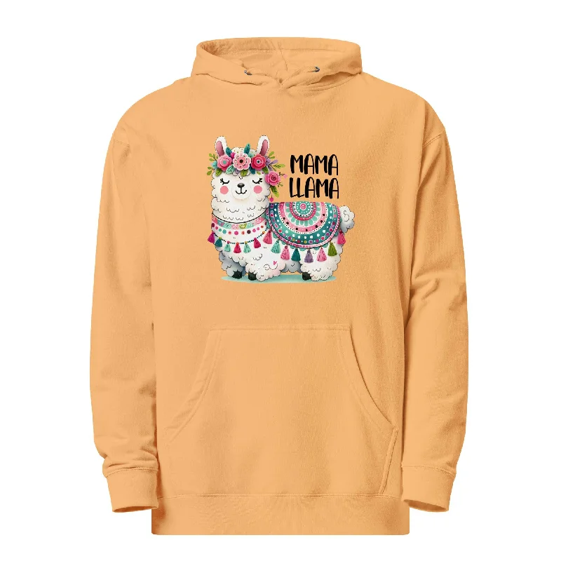 Fancy Mama Llama Women  Premium Midweight Hoodie