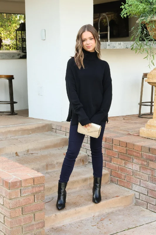 Comfy Moment Sweater in Black