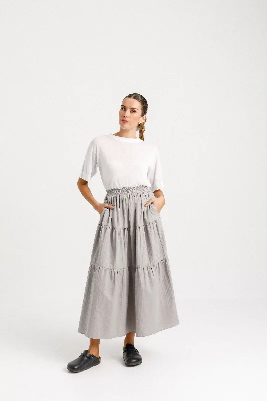 Clara Skirt Replen - Grey