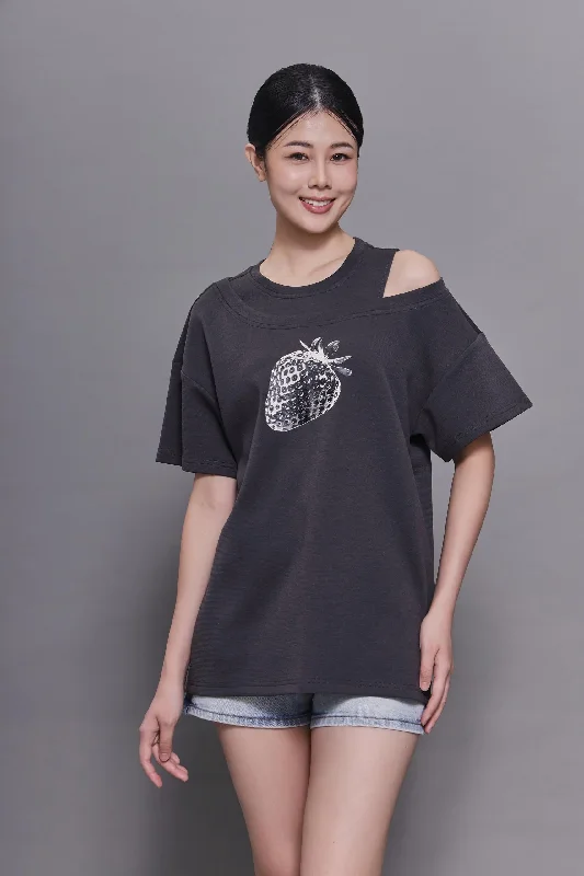 Ichigo Cutout Oversized Tee