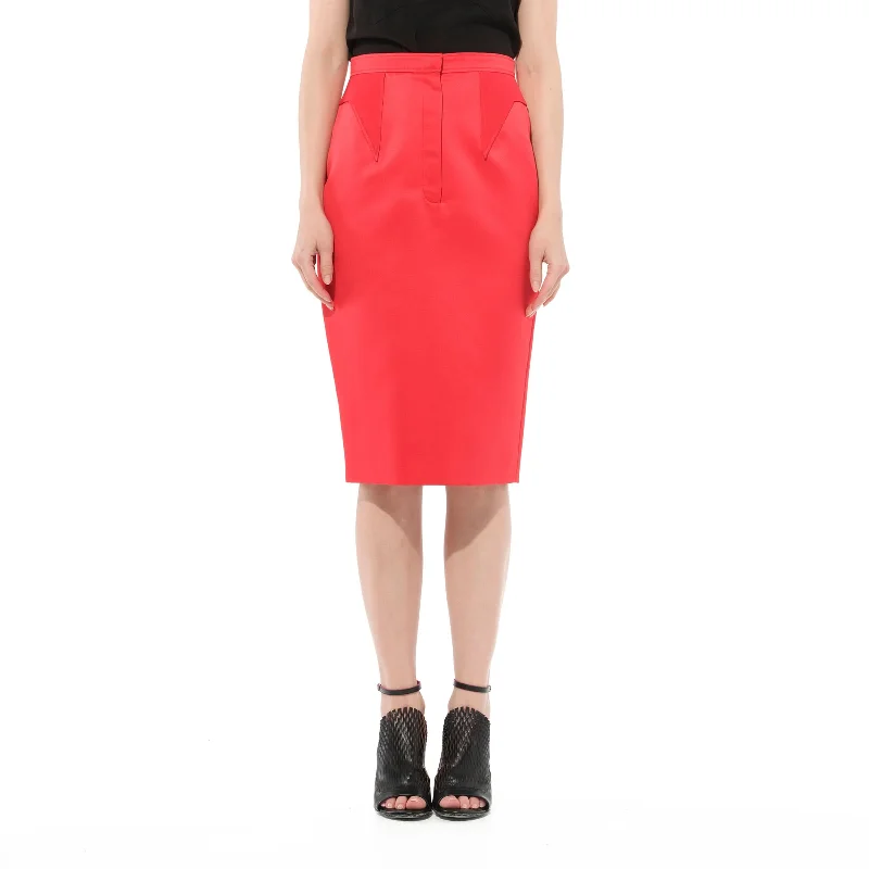 Podium Skirt in Red