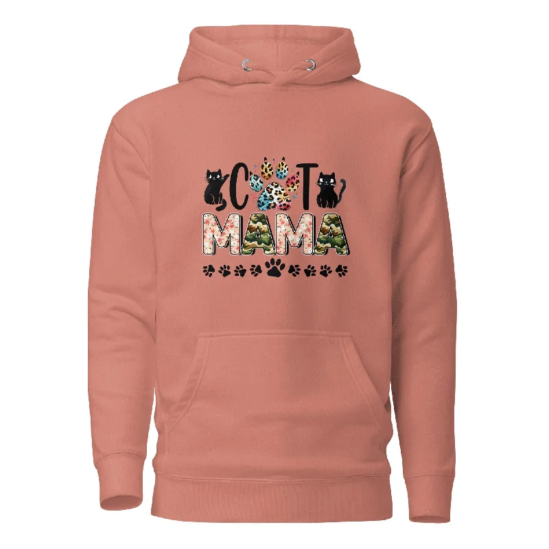 Cat Mama Women Premium Hoodie