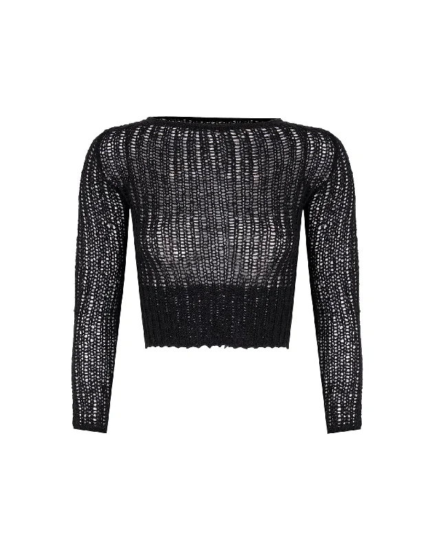 Ronny Pullover Sweater - Black