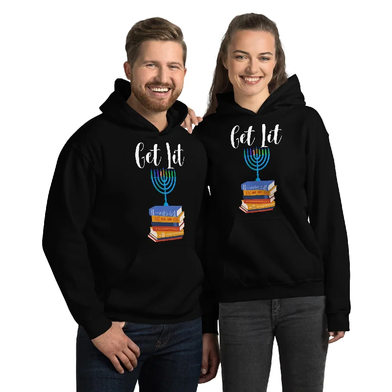 Get Lit Hanukkah Hoodie