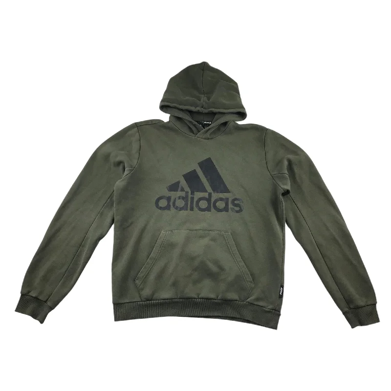 Adidas hoodie men size M khaki green pullover sweater