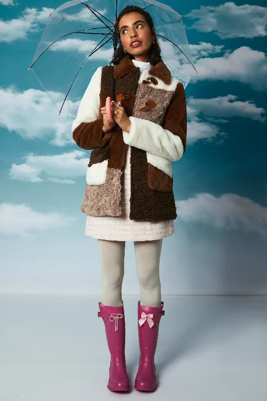 Berty Teddy Coat - Brown