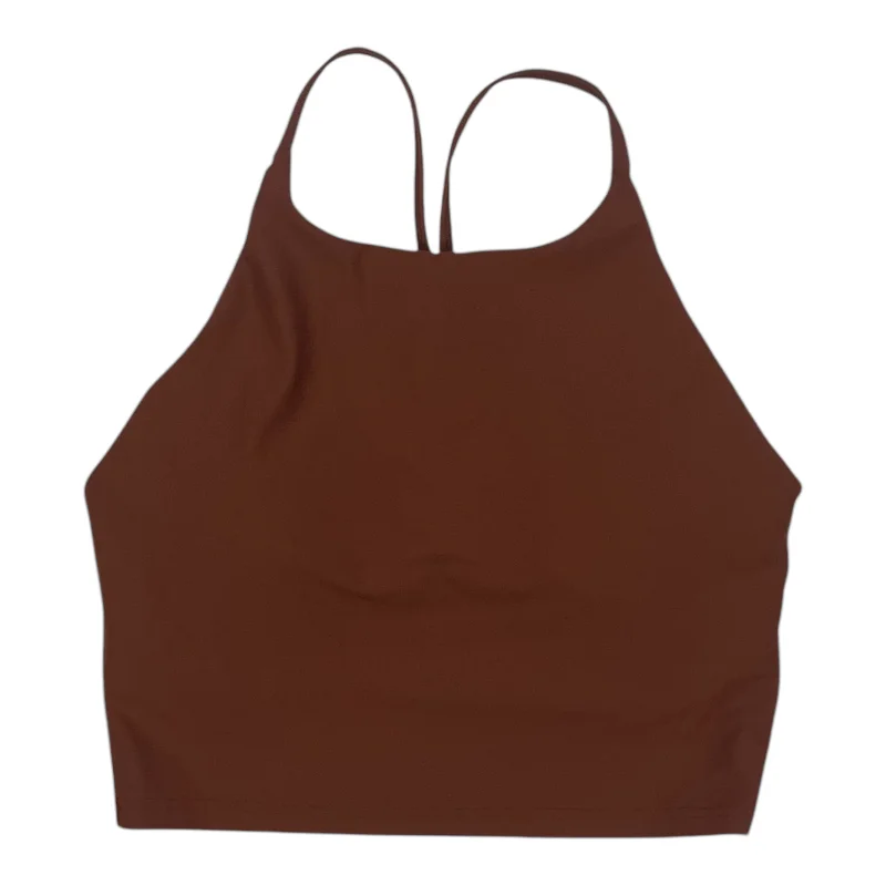 Athletic Tank Top By Old Navy In Brown, Size:L