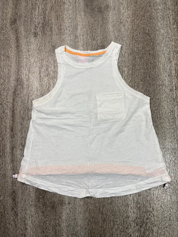 Athletic Tank Top By Athleta In White, Size: Xs