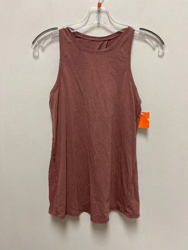 Athletic Tank Top By Lululemon In Pink, Size: S