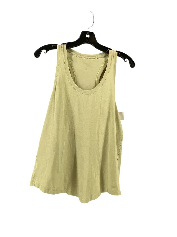 Athletic Tank Top By Lululemon In Green, Size: M