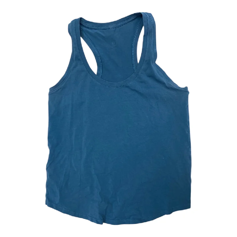 Athletic Tank Top By Lululemon In Blue, Size:M