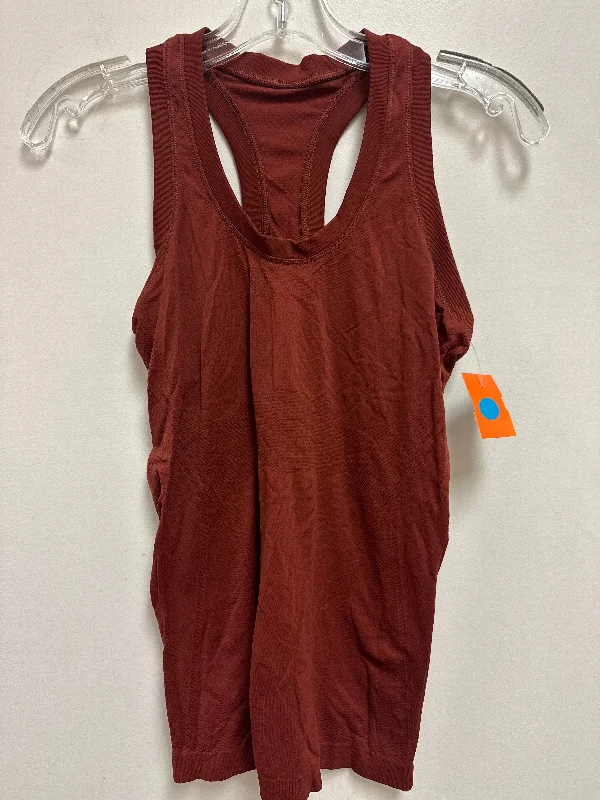 Athletic Tank Top By Clothes Mentor In Orange, Size: S