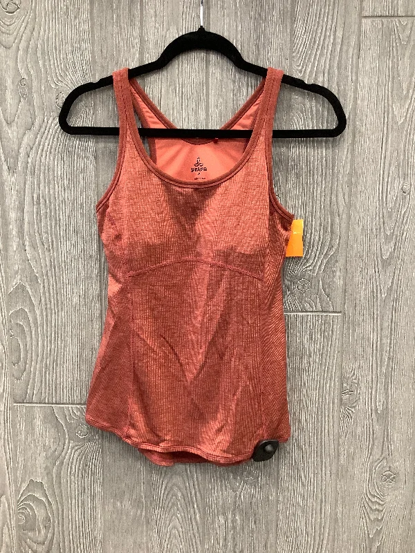 Athletic Tank Top By Prana In Orange, Size: M