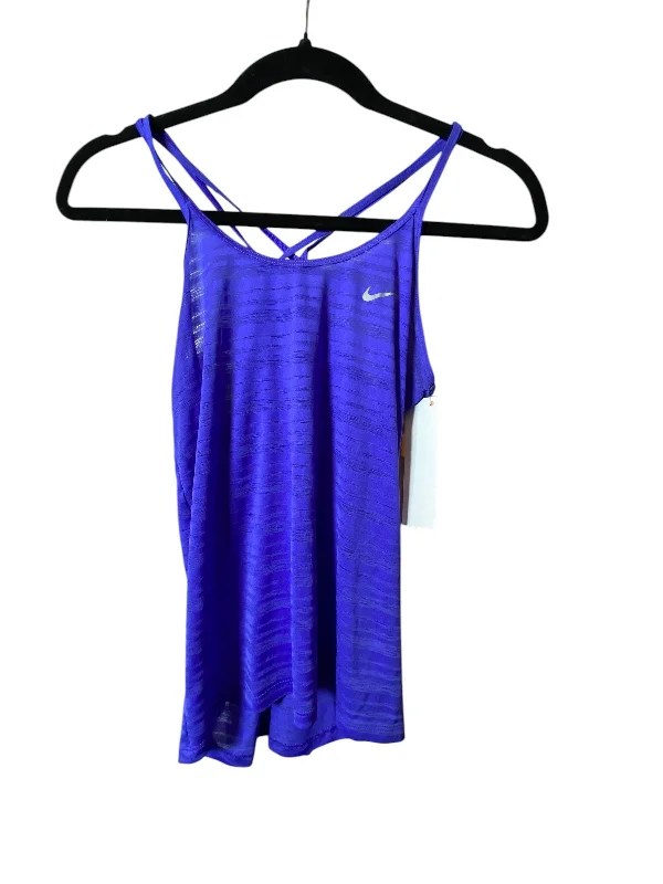 Athletic Tank Top By Nike In Purple, Size: Xs