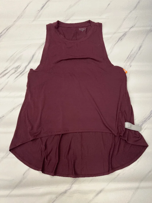 Athletic Tank Top By Athleta In Maroon, Size: M