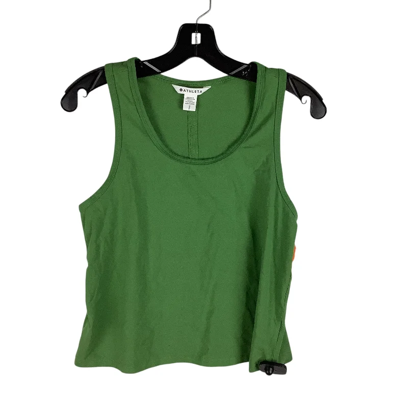 Athletic Tank Top By Athleta In Green, Size: S