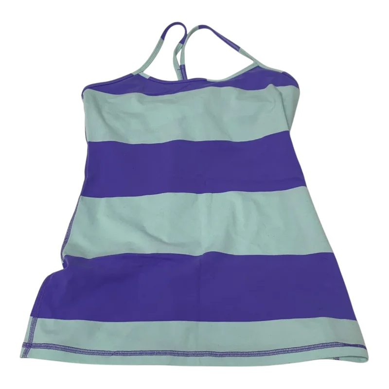 Athletic Tank Top By Lululemon In Blue & Purple, Size: M