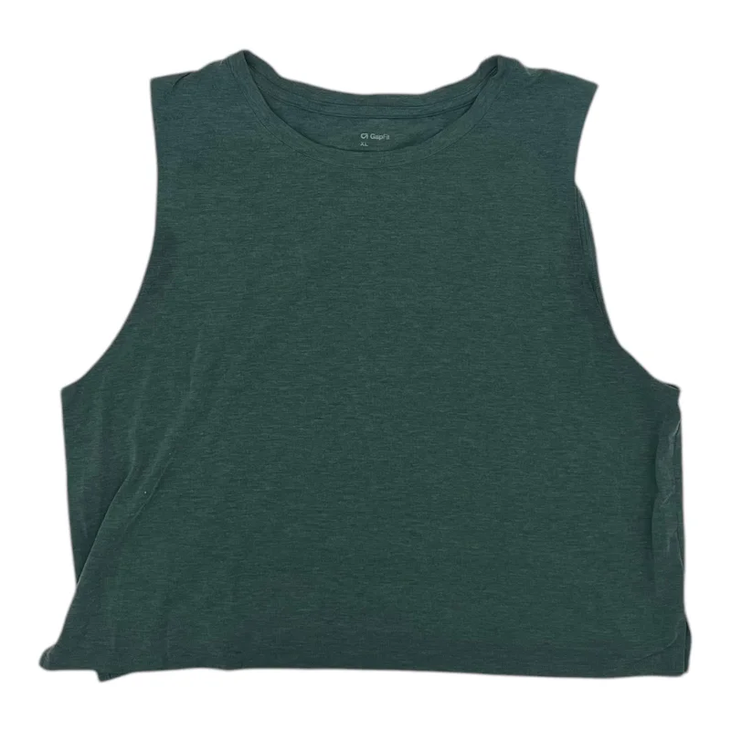 Athletic Tank Top By Gapfit In Green, Size:Xl