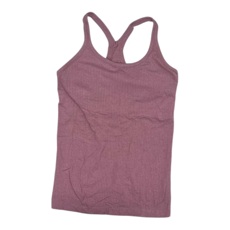 Athletic Tank Top By Lululemon In Pink, Size:M