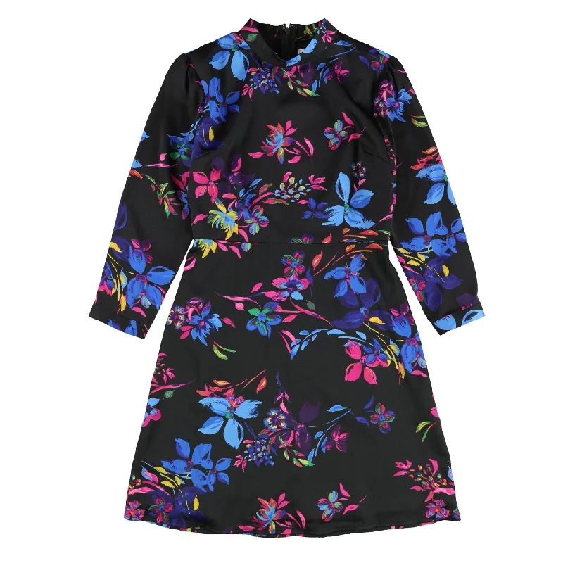 Bar Iii Womens Floral A-Line Dress