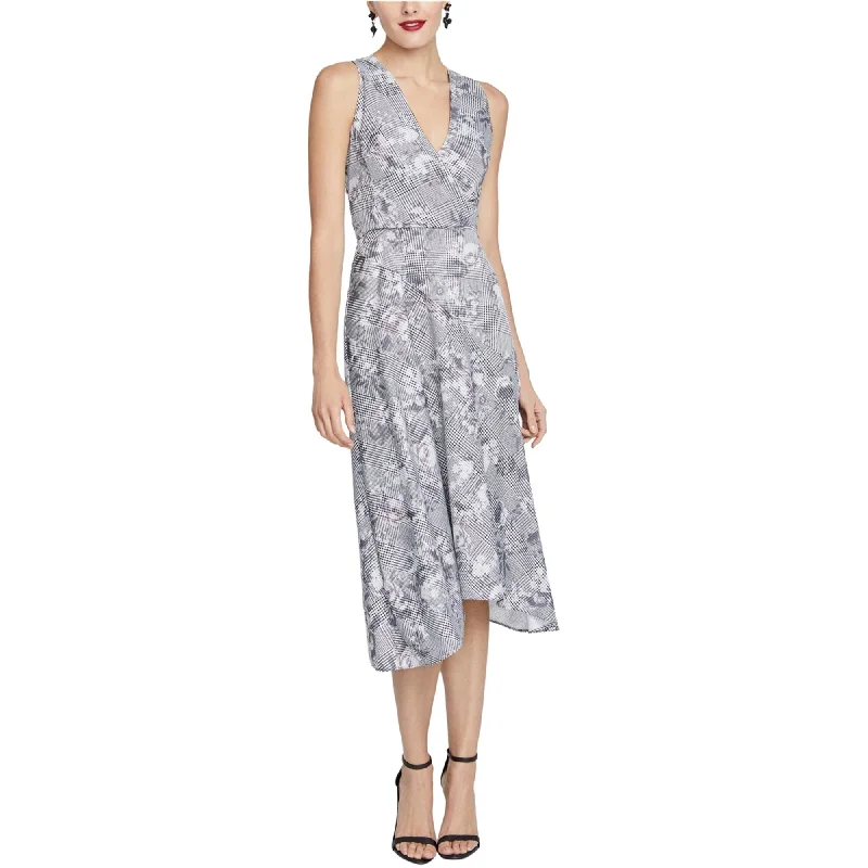 Rachel Roy Womens Floral A-Line Dress