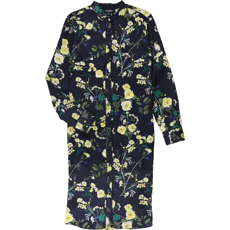 Ralph Lauren Womens Floral Shirt Dress, Multicoloured, 12