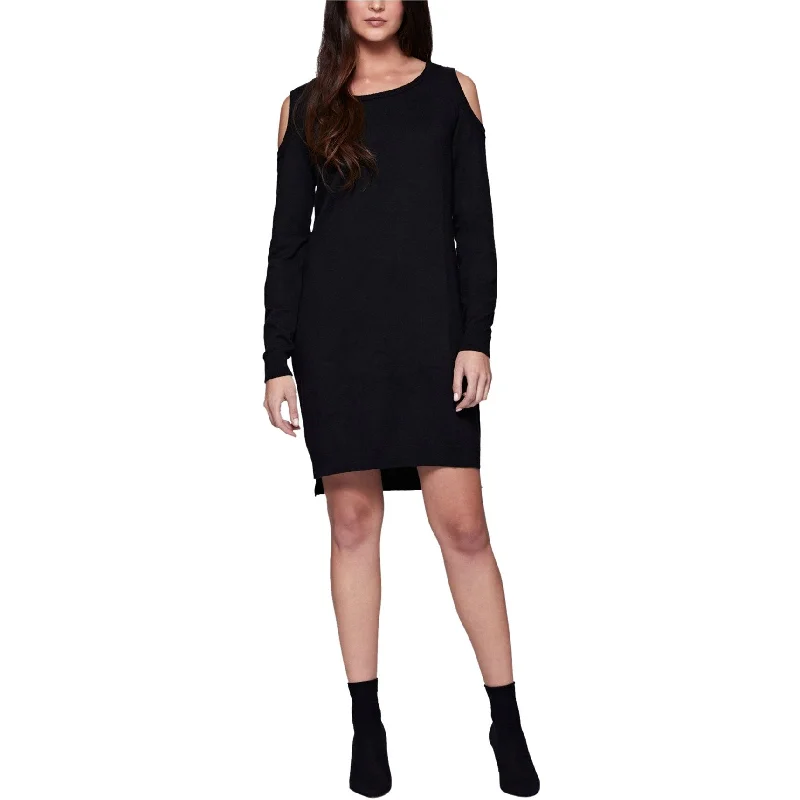 Sanctuary Clothing Womens Amy Sweater Dress, Black, Small