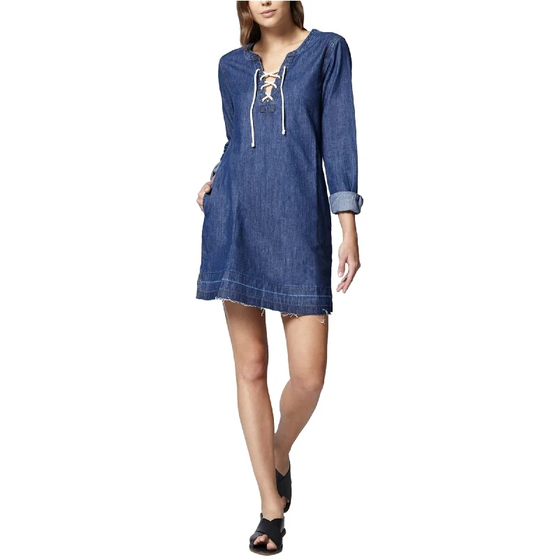 Sanctuary Clothing Womens Denim Shift Dress