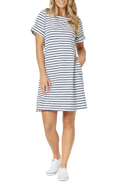 STANDOUT STRIPE DRESS - 45619T