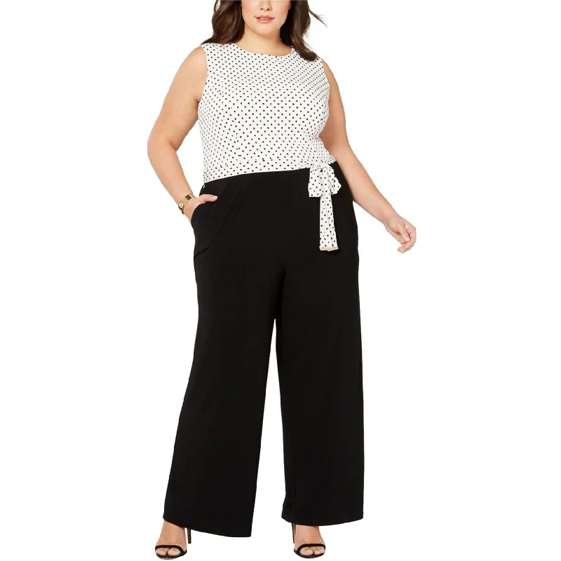 Tommy Hilfiger Womens Wide Leg Jumpsuit