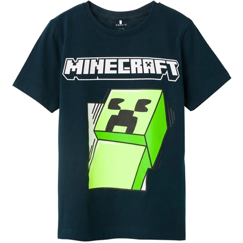 Name it Dark Sapphire Mobin Minecraft T-Shirt Noos