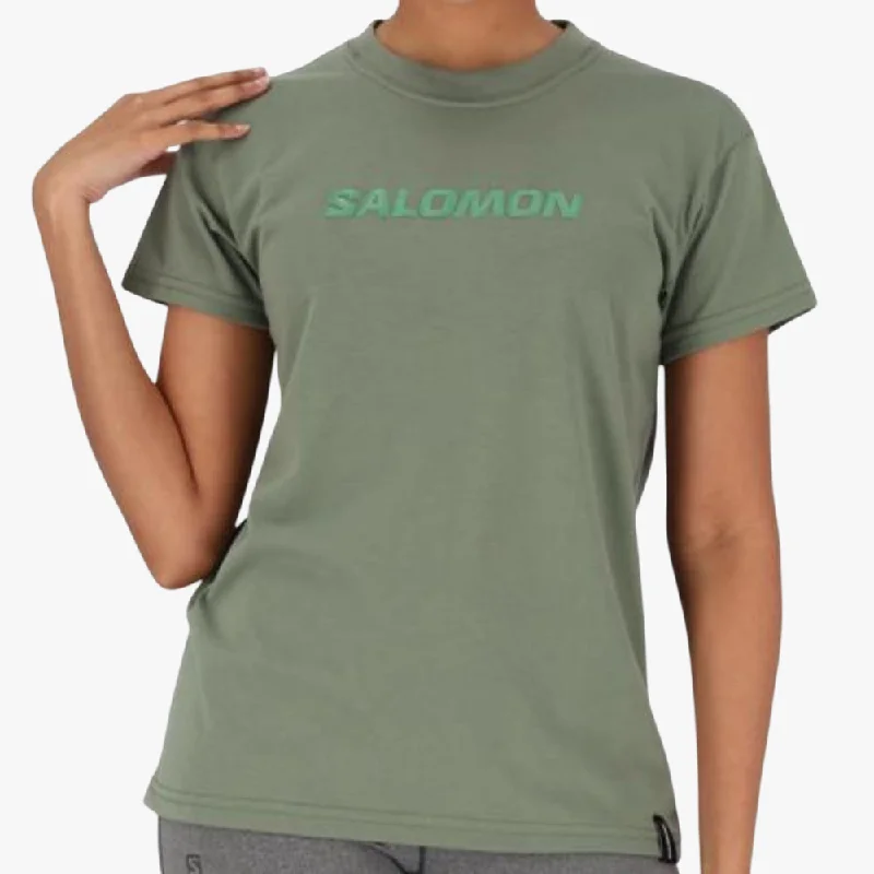 Salomon Womens Horizon Short Sleeve Tee Laurel Wreath