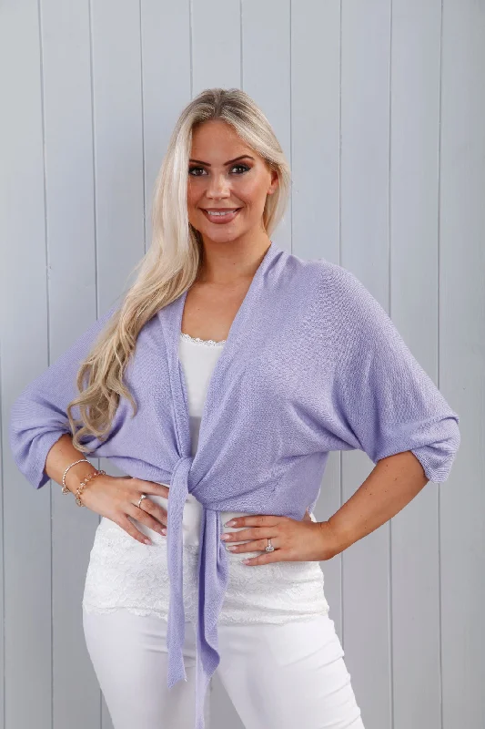 Tamara Tie Shrug Lilac