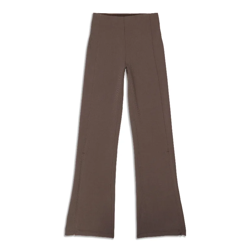 Softstreme Ribbed Zip-Flared Pant 32.5" - Resale