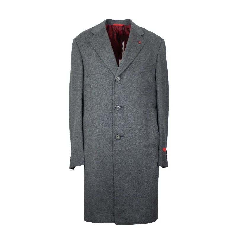 Isaia Peak Lapel With Back Vent - Gray