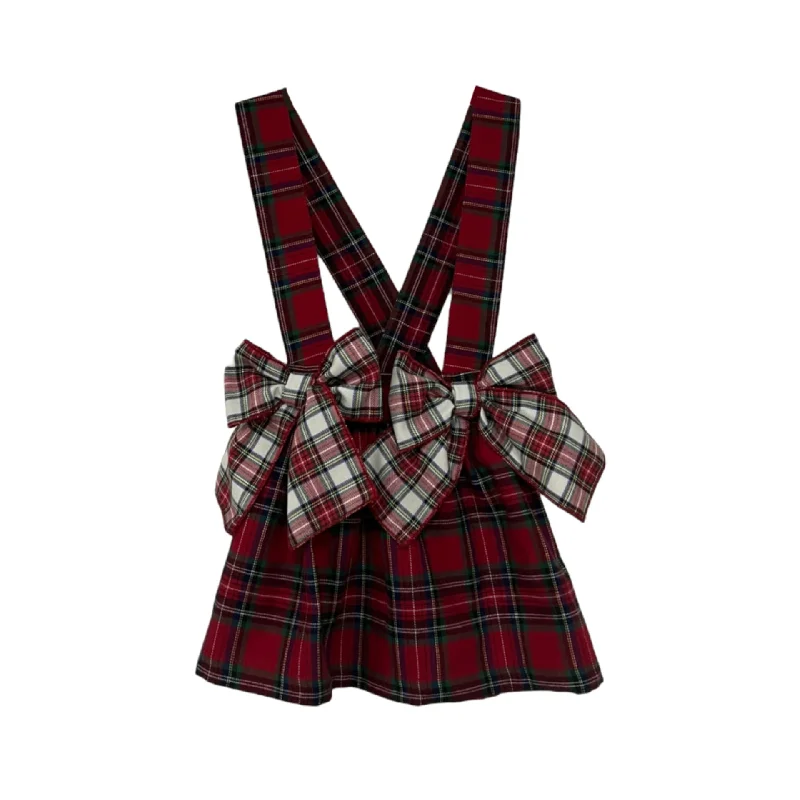 Red Tartan Bow Dress